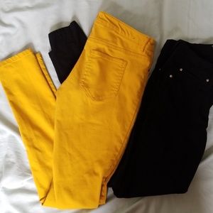 2 pairs of skinny pants